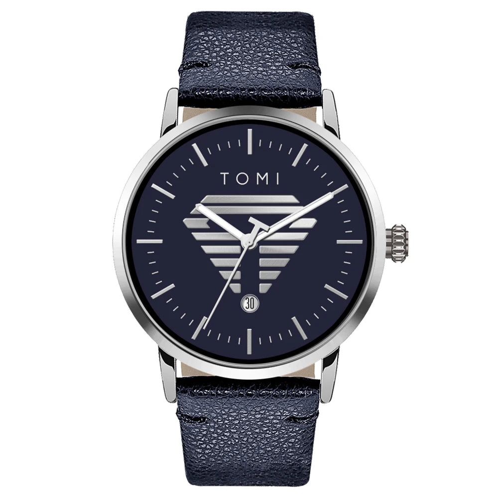 Men'S Watch Minimalist Casual Business Quartz Watch Luxury Fashion Men'S Leather Quartz Watch Clock Gift