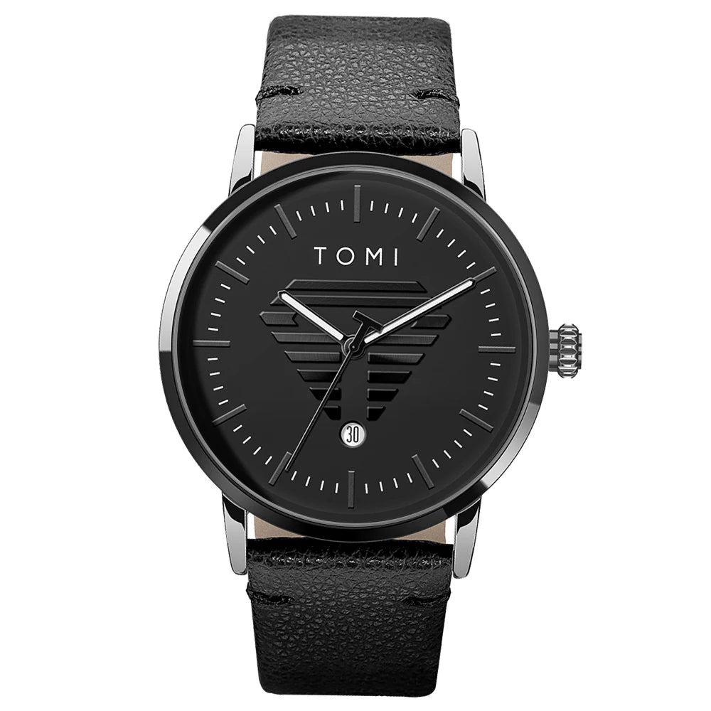Men'S Watch Minimalist Casual Business Quartz Watch Luxury Fashion Men'S Leather Quartz Watch Clock Gift