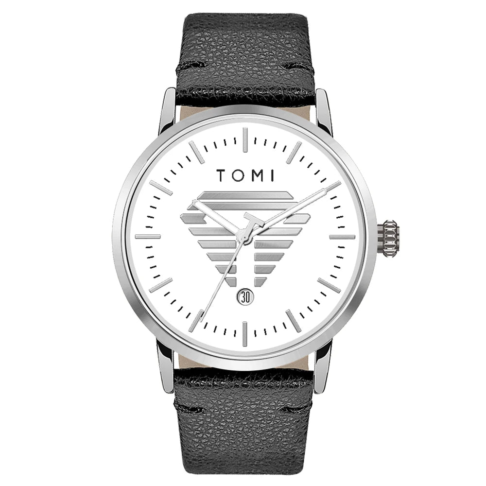 Men'S Watch Minimalist Casual Business Quartz Watch Luxury Fashion Men'S Leather Quartz Watch Clock Gift