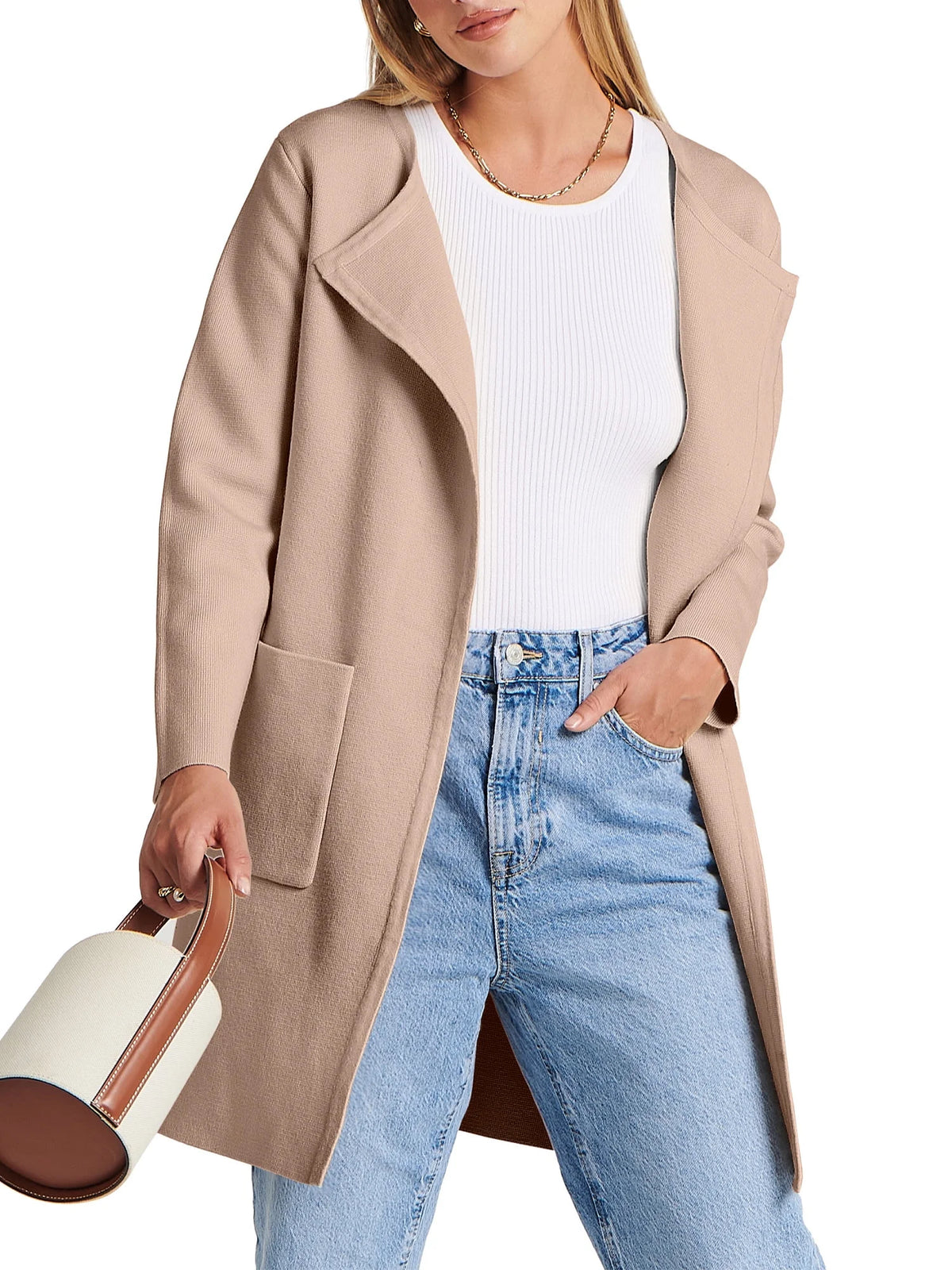 Womens Fall Jackets Oversized Trench Coat Open Front Casual Long Cardigan Sweater Clothing