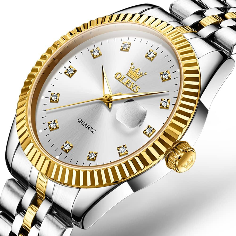 Valentines Couple Watch Luxury Fashion His and Hers Wristwatch